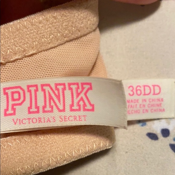 Pink push-up bra size 36DD - Picture 2 of 2